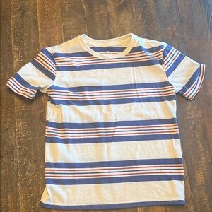 Wonder Nation Blue, White, and Red Striped Tee